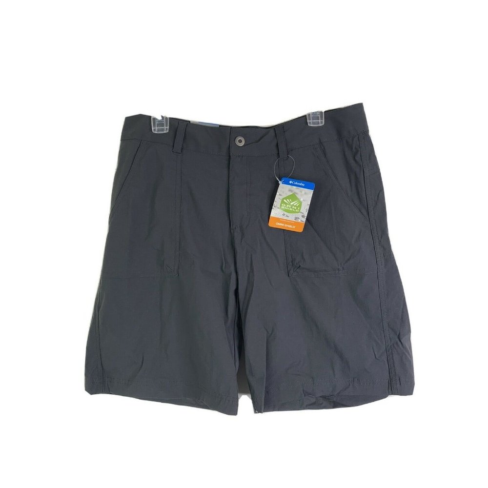 Columbia Omni Shield Active Fit Shorts Sz 12 Gray